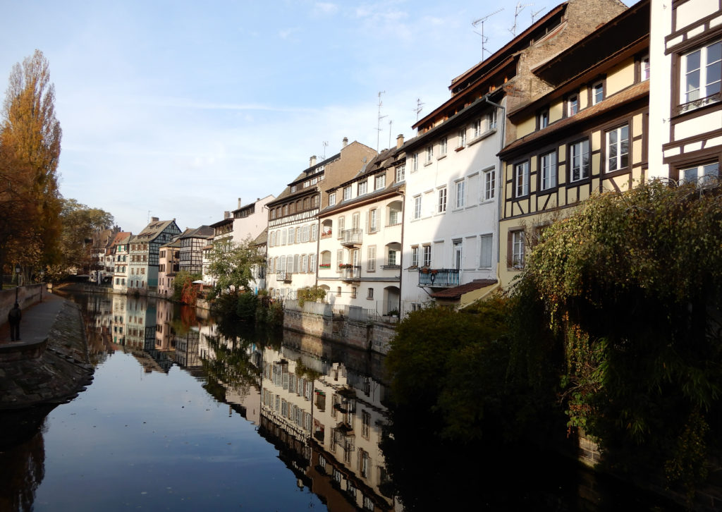Rhine River Cruise Strasbourg France Canal Houses