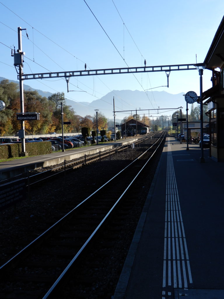 Mt. Pliatus Luzern Switzerland Railway back to Luzern