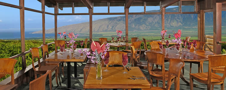Kula Lodge Restaurant Maui Hawaii