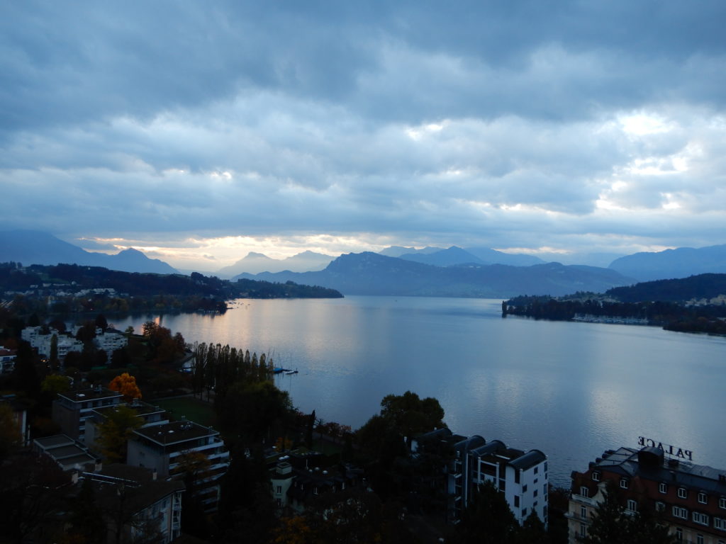 Dusk on Lake Lucerne