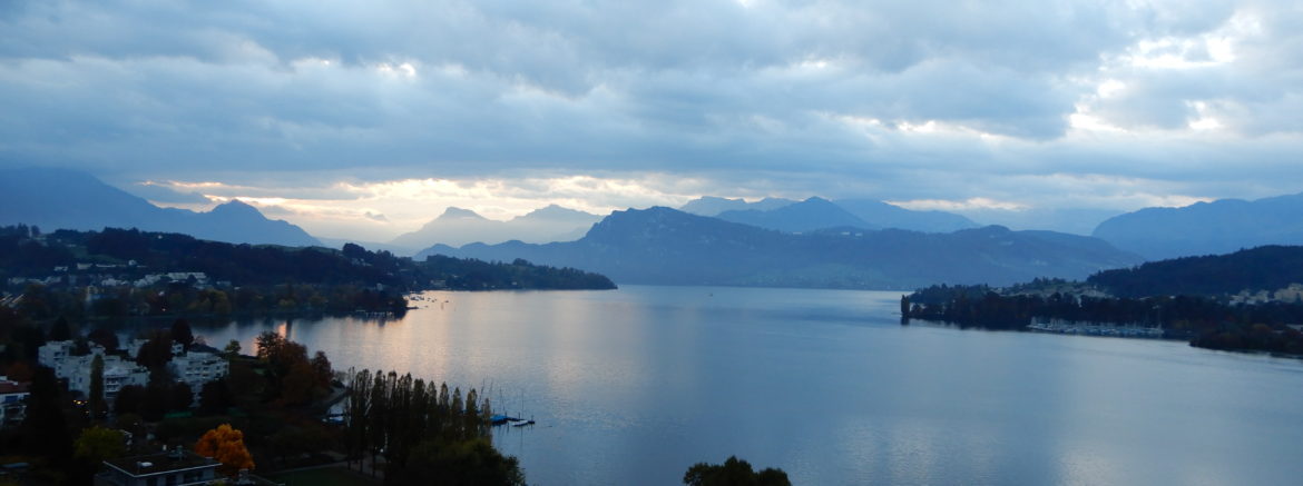 Dusk on Lake Lucerne