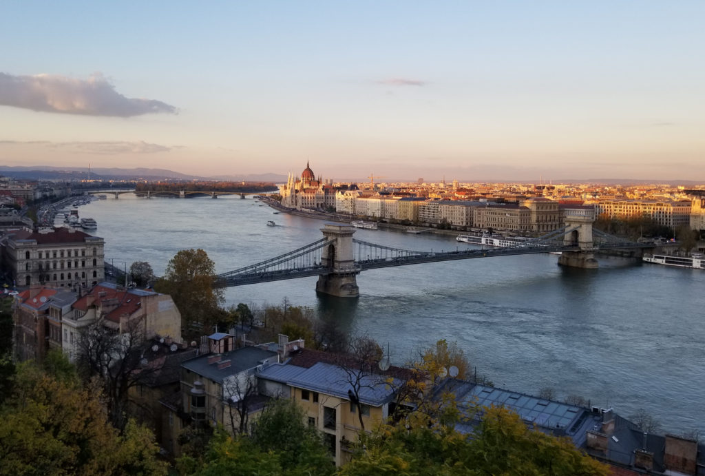 View from castle terrace, Budapest, , Viking River Cruise