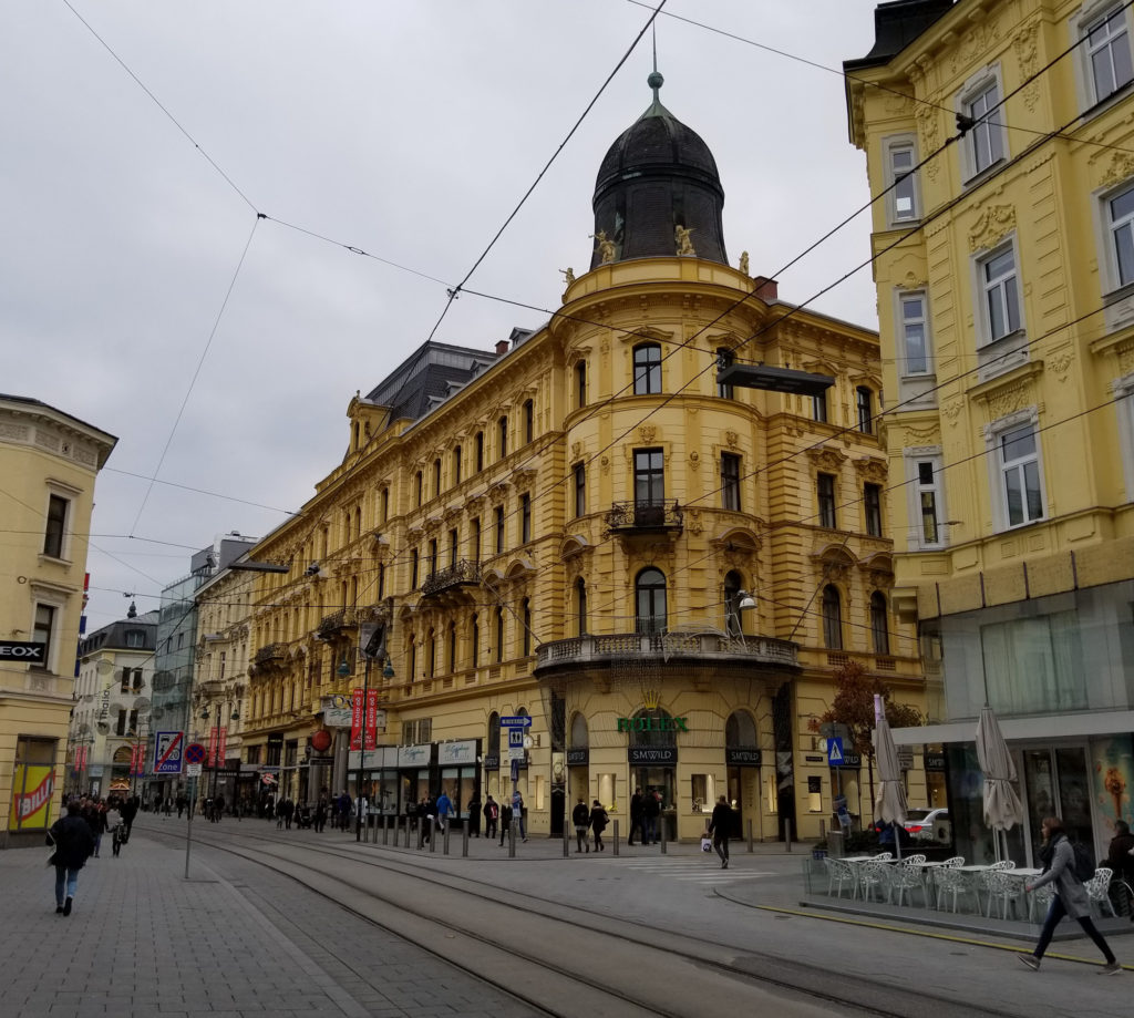 Linz Austria Street Scene