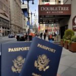 Passports in our hands