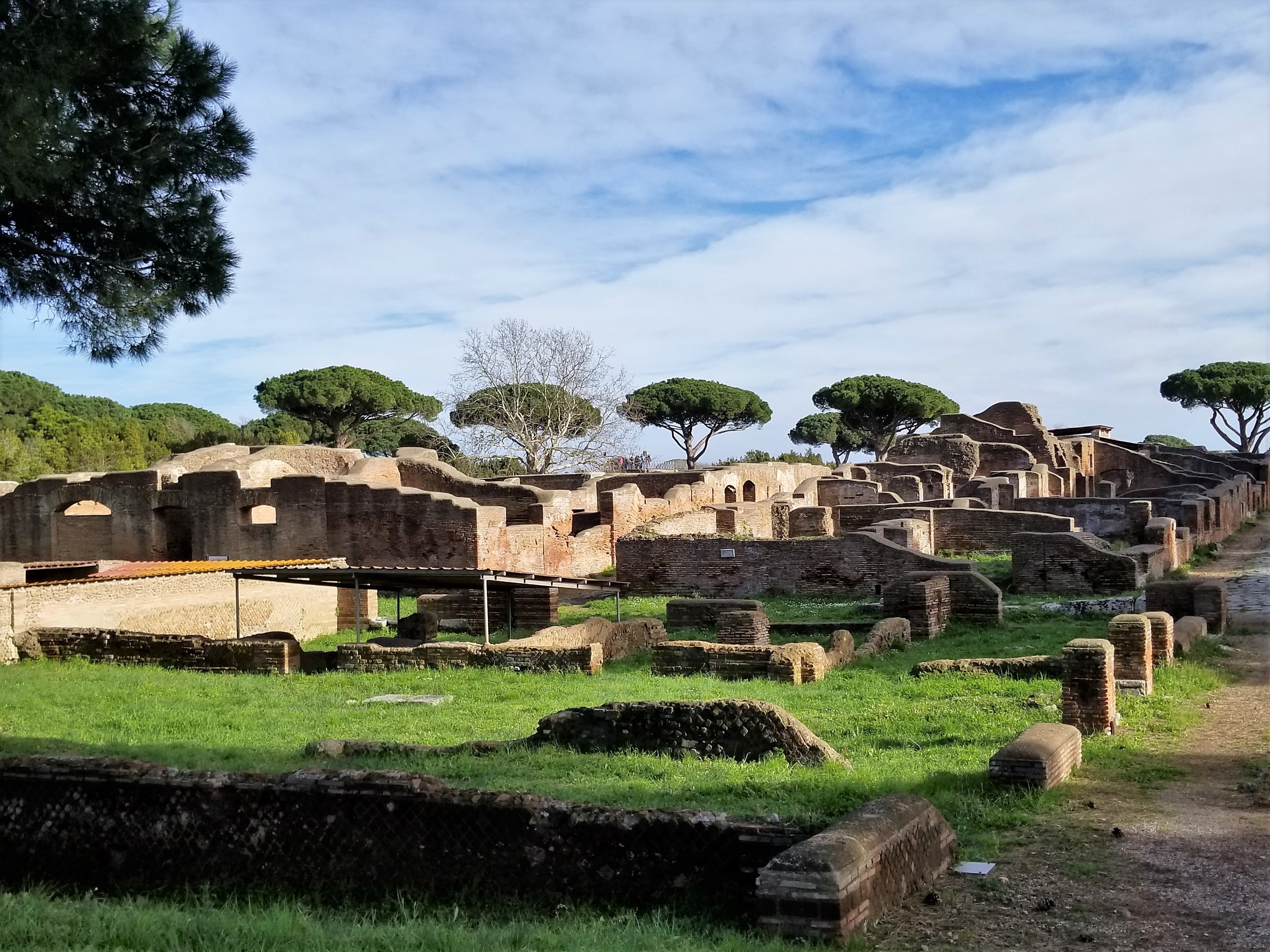 Romanced by Rome in Ostia Antica Umbrella Pines