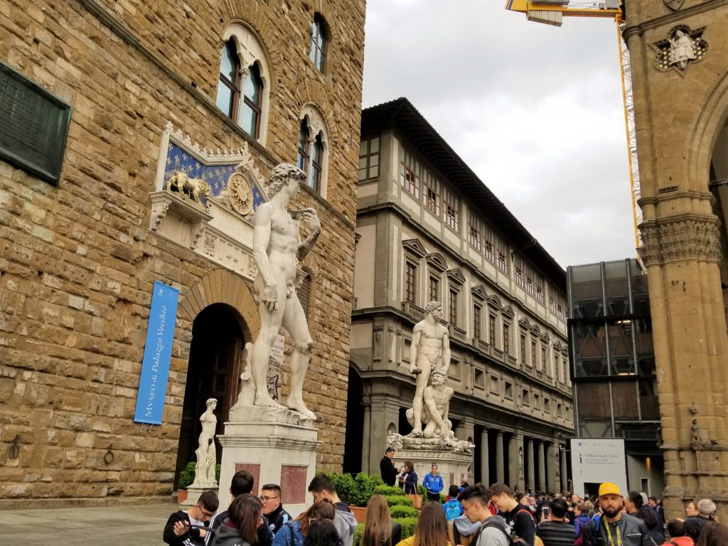 Entrance to the Uffizi