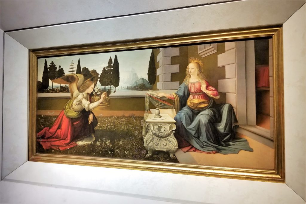 The Annunciation by da Vinci is Best of the Uffizi
