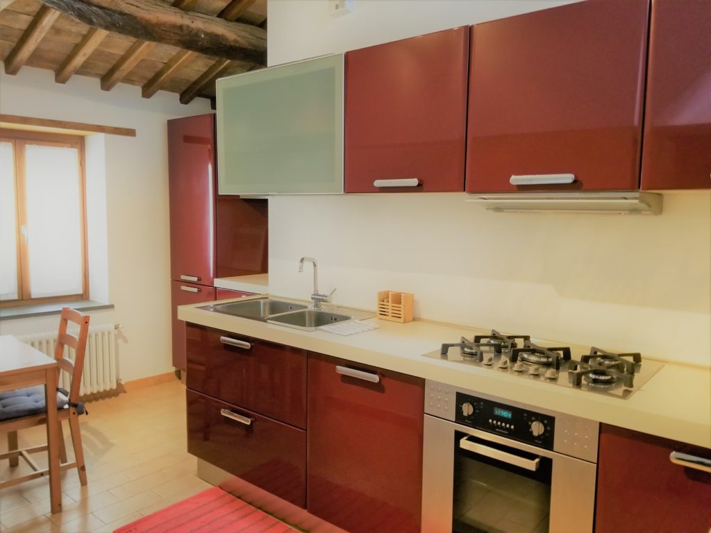 Our beautifufl Airbnb eurostyle kitchen