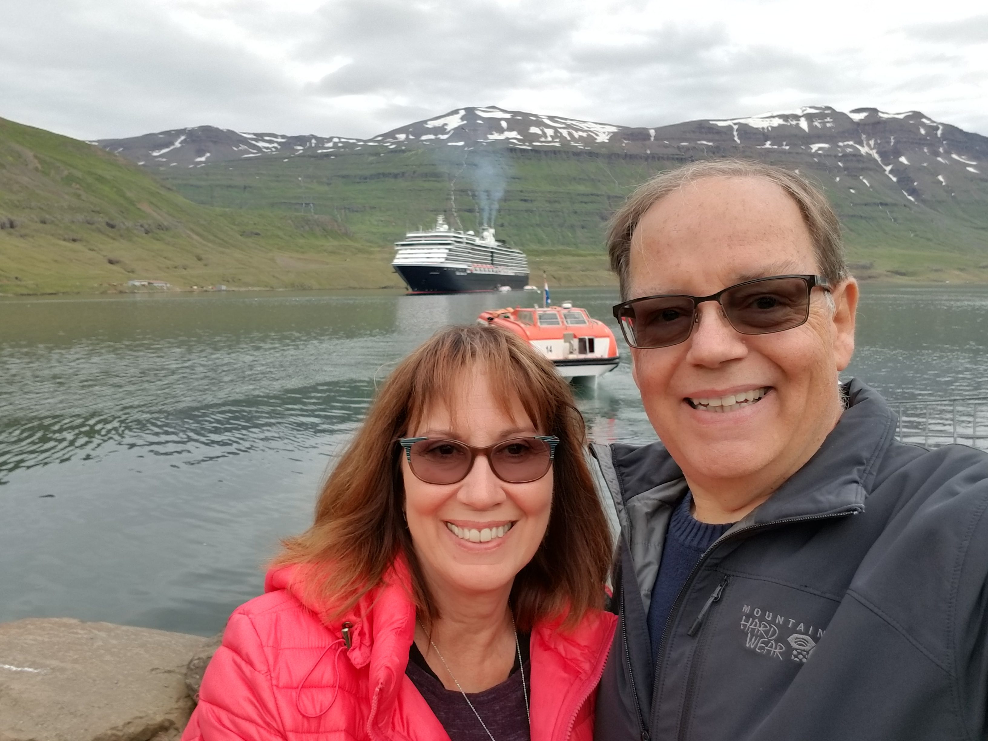 6 month travel adventure Europe Retirement Seydisfjord